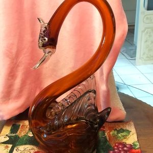 Vintage large swan